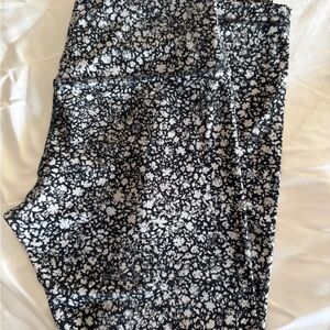 Lululemon Align Black and White Floral Leggings
